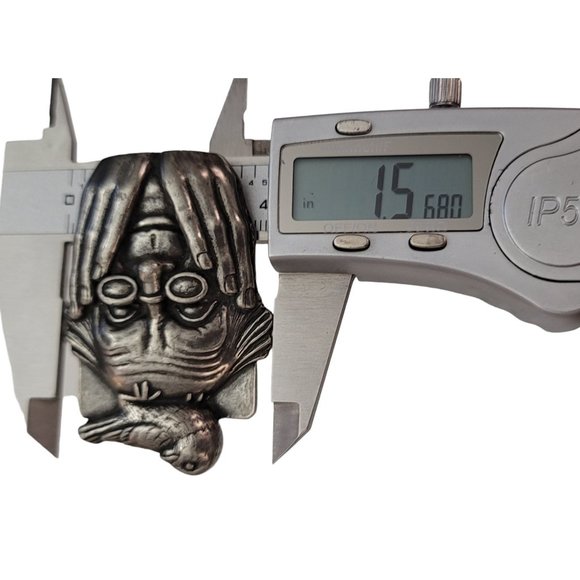 1995 Carruth Pewter Bird Watcher Brooch Pin, Signed E166 - Picture 7 of 9